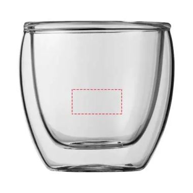 Set 2 tazas espresso cristal personalizado | Goodie