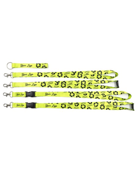 Lanyard de rPET con hebilla
