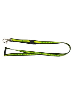 Lanyard de rPET con hebilla de plástico y cierre de...