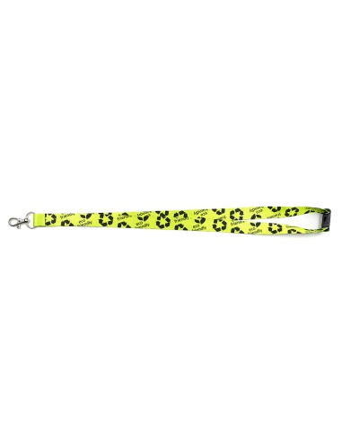 Lanyard de rPET con cierre de seguridad