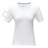 Camiseta de Cuello en V en Algodón Orgánico para Mujer Personalizada 638017 - Imagen 30