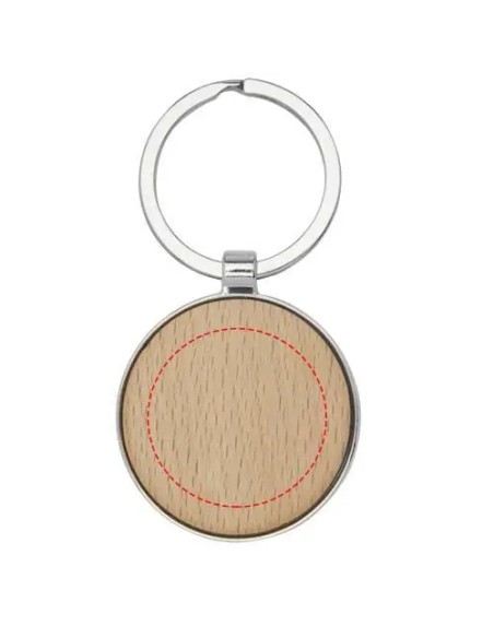 Llavero Redondo de Madera de Haya | Goodie