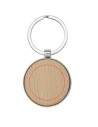 Llavero Redondo de Madera de Haya Personalizado - Imagen 6