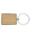 Llavero Rectangular de Bambú con Carcasa Metálica Personalizado - Imagen 6