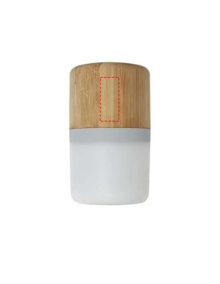 Altavoz de Bambú con Bluetooth y Luz Personalizado | Goodie
