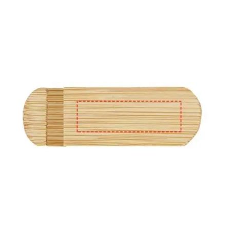 Organizador de Cables de Bambú Personalizado | Goodie