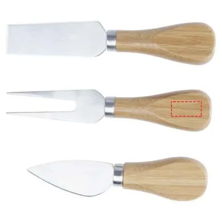 Tabla de Quesos con Utensilios de Bambú | Goodie