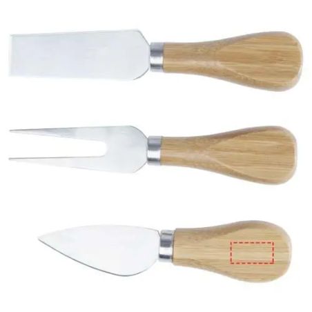 Tabla de Quesos con Utensilios de Bambú | Goodie