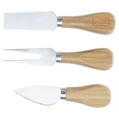 Tabla de Quesos con Utensilios de Bambú | Goodie