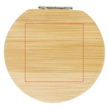 Espejo de bolsillo de bambú Personalizado 6126196 | Goodie