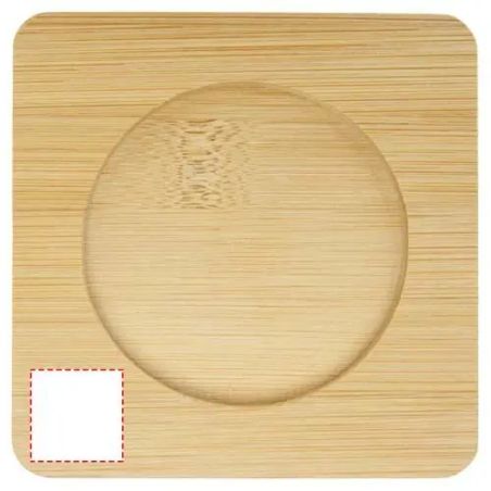 Set de 2 Tazas de Vidrio con Posavasos | Goodie