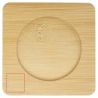 Dos tazas de vidrio de doble pared de 250 ml con posavasos de bambú Personalizada 6113315 - Imagen 13