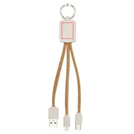 Cable de Carga 3 en 1 de Corcho | Goodie
