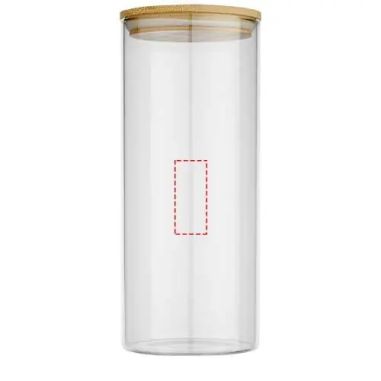 Recipiente de Vidrio 940ml Tapa Bambú | Goodie
