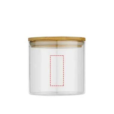 Recipiente de Vidrio con Tapa de Bambú 320ml | Goodie