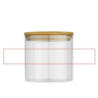 Recipiente de Vidrio con Tapa de Bambú 320ml | Goodie