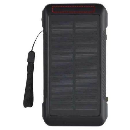 Batería externa de dinamo solar en plástico | Goodie