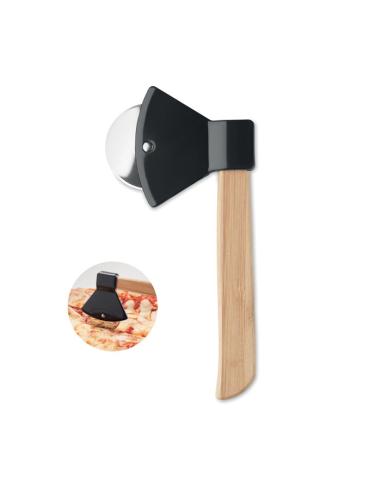 Cortador de pizza de bambú