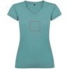 Camiseta de cuello de pico de manga corta para mujer de 155 g/m² Personalizada 6R6646 - Imagen 19