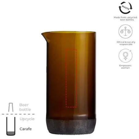 Jarra de Agua Vidrio Reciclado | Goodie