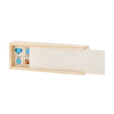 Dominó de Madera con Diseño de Animalitos | Goodie