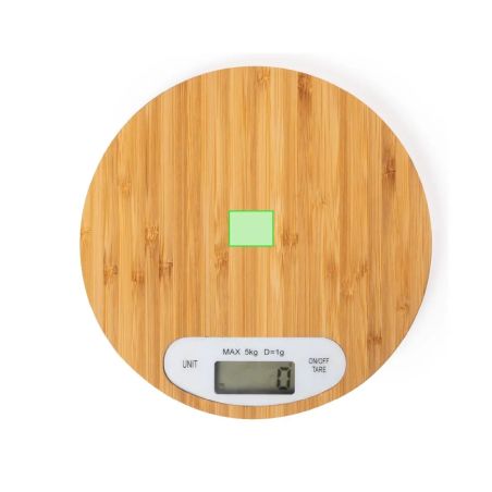 Báscula de Cocina Digital de Bambú con Tara y Capacidad de 5 kg | Goodie