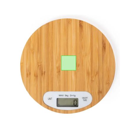 Báscula de Cocina Digital de Bambú con Tara y Capacidad de 5 kg | Goodie