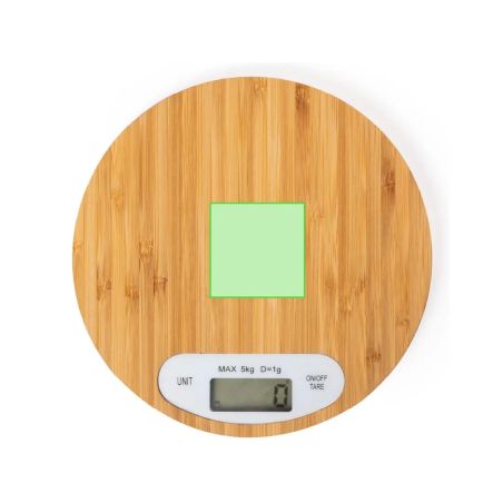 Báscula de Cocina Digital de Bambú con Tara y Capacidad de 5 kg | Goodie