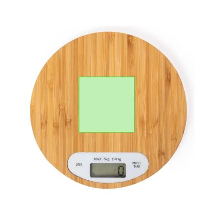 Báscula de Cocina Digital de Bambú con Tara y Capacidad de 5 kg | Goodie
