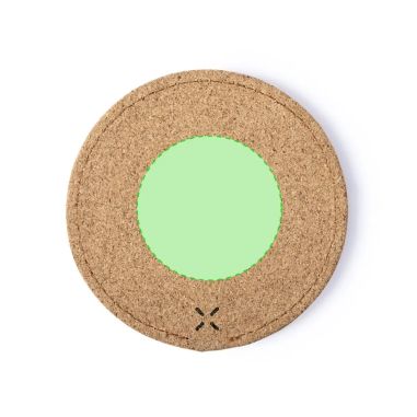 Cargador Inalámbrico Circular de Corcho Natural | Goodie