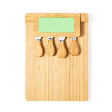Set de Quesos de Bambú Personalizado | Goodie