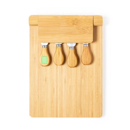 Set de Quesos de Bambú Personalizado | Goodie
