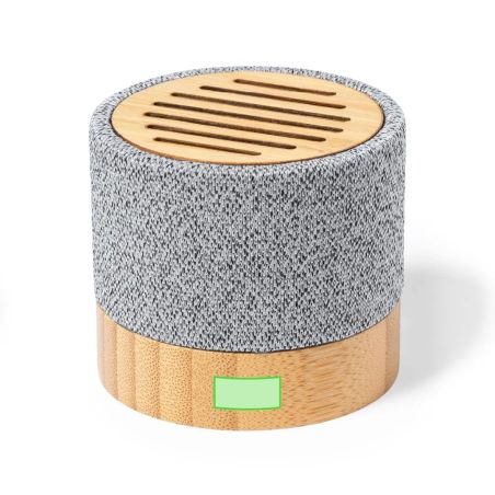 Altavoz Bluetooth Compacto de Bambú y RPET | Goodie