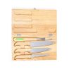 Set de 4 Cuchillos de Cocina en Madera y Acero 820593 - Imagen 12