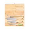 Set de 4 Cuchillos de Cocina en Madera y Acero 820593 - Imagen 14