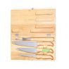 Set de 4 Cuchillos de Cocina en Madera y Acero 820593 - Imagen 16
