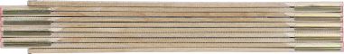 Regla plegable de madera de abedul Personalizado