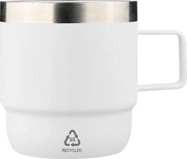 Taza termo de acero inox. reciclado y cerámica Personalizado