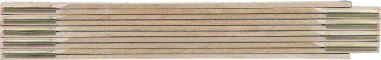 Regla plegable de madera de abedul Personalizado