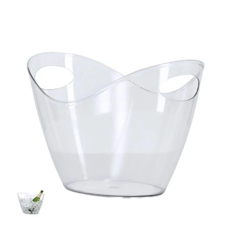 Cubitera Transparente 4L Personalizada | Goodie