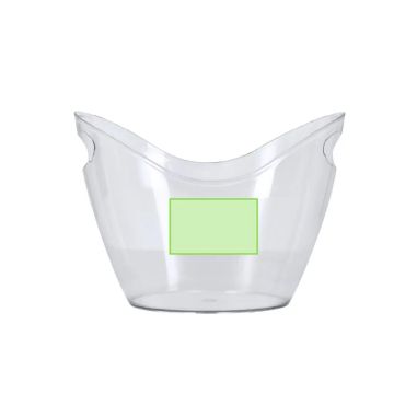 Cubitera Transparente 4L Personalizada | Goodie