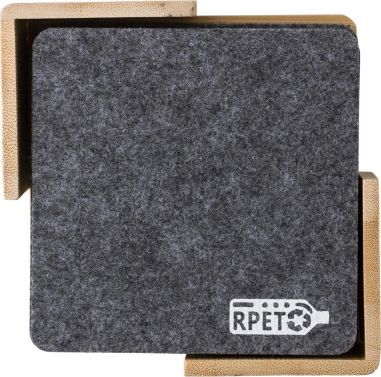 Set de Posavasos de Fieltro rPET Personalizado | Goodie