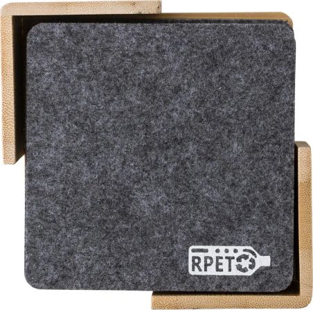 Set de Posavasos de Fieltro rPET Personalizado | Goodie