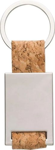 Llavero de Corcho con Detalle de Zinc Personalizado | Goodie
