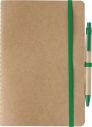 Cuaderno con bolígrafo de cartón reciclado Personalizado - Imagen 7
