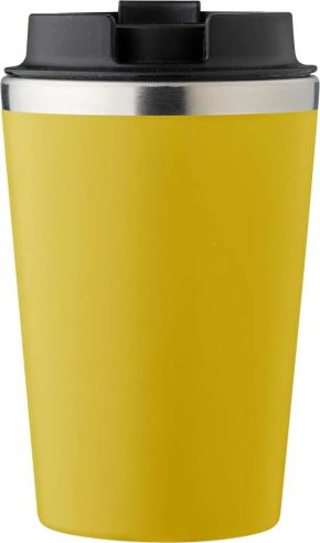 Taza de Acero Inoxidable con Tapa de PP Personalizada | Goodie