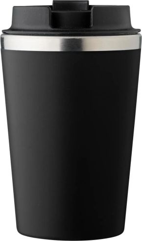 Taza de Acero Inoxidable con Tapa de PP Personalizada | Goodie