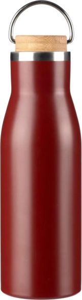 Botella de Acero Inoxidable Reciclado con Bambú Personalizada | Goodie