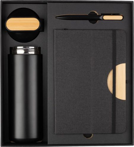 Set de Regalo Personalizado | Termo, Boli y Cuaderno | Goodie