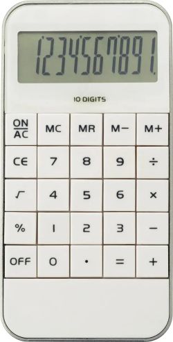 Calculadora de ABS Blanca Personalizada | Goodie